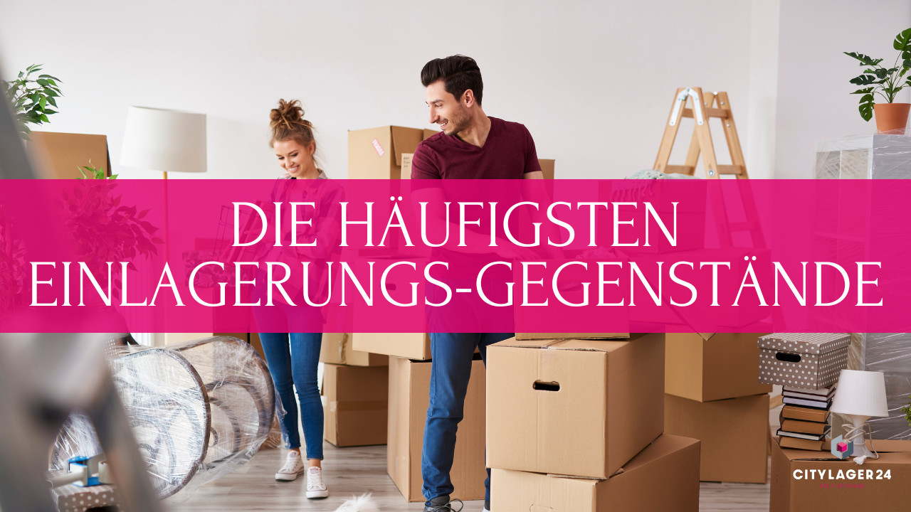 Die häufigsten Einlagerungs-Gegenstände